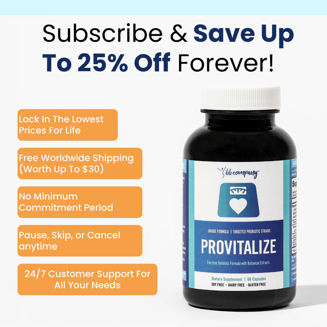 Provitalize | Best Natural Menopause Probiotic
